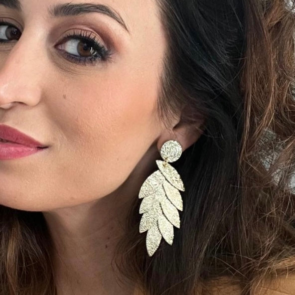 Boucles d’oreilles en cuir Lili-Belle