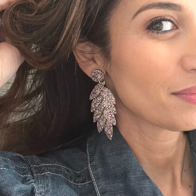 Boucles d’oreilles en cuir Lili-Belle