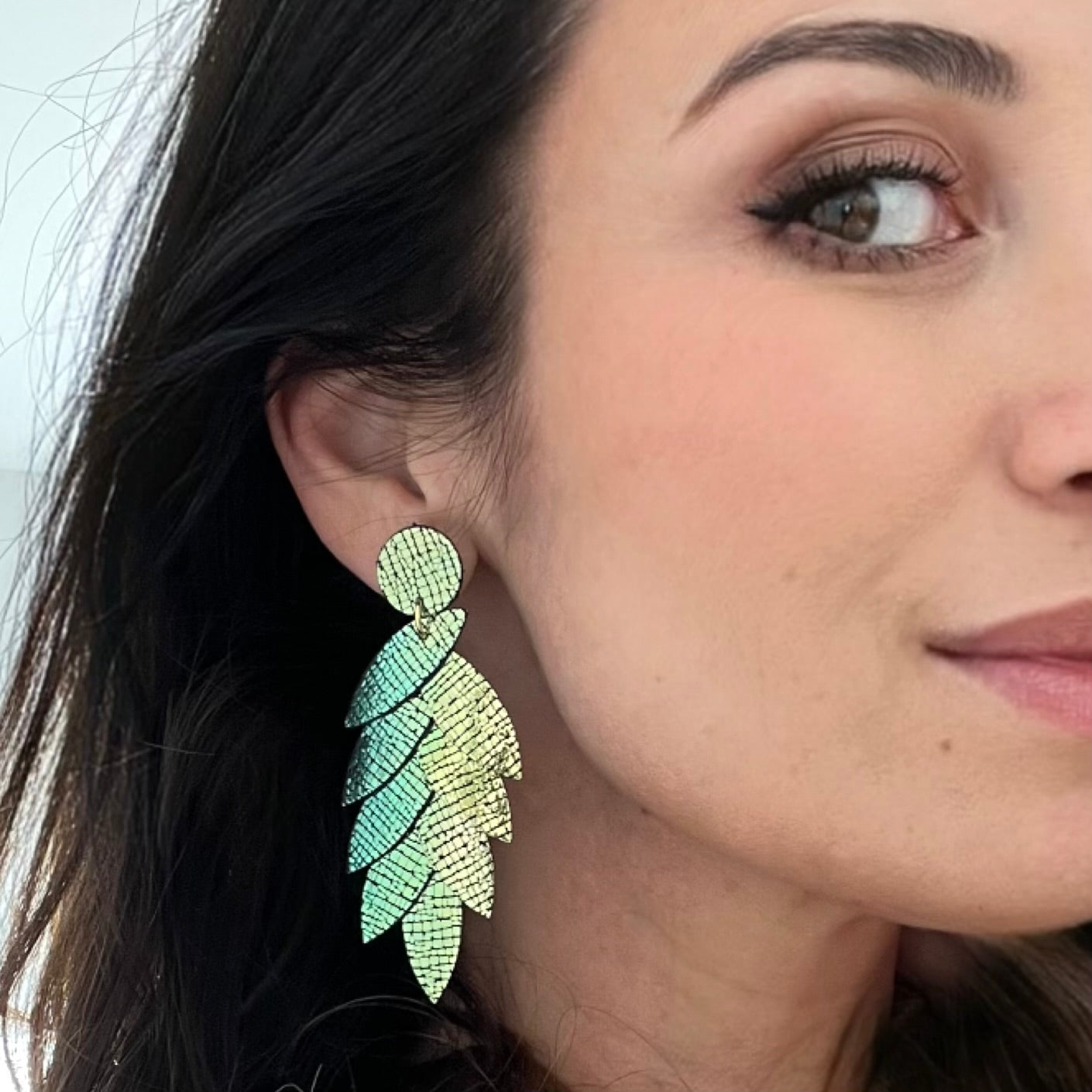 Boucles d’oreilles en cuir Lili-Belle