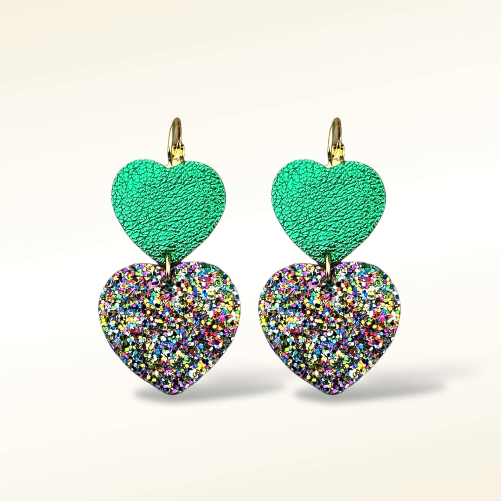 Boucles d'oreilles en cuir Amore Amore