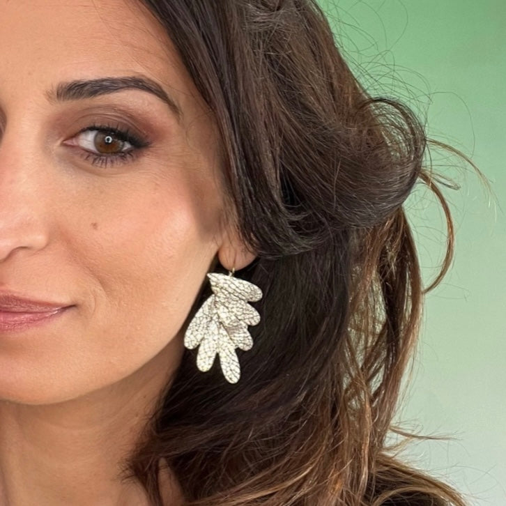 Boucles d'oreilles en cuir Mattis
