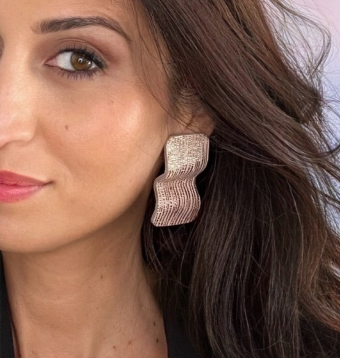 Boucles d'oreilles en cuir Move