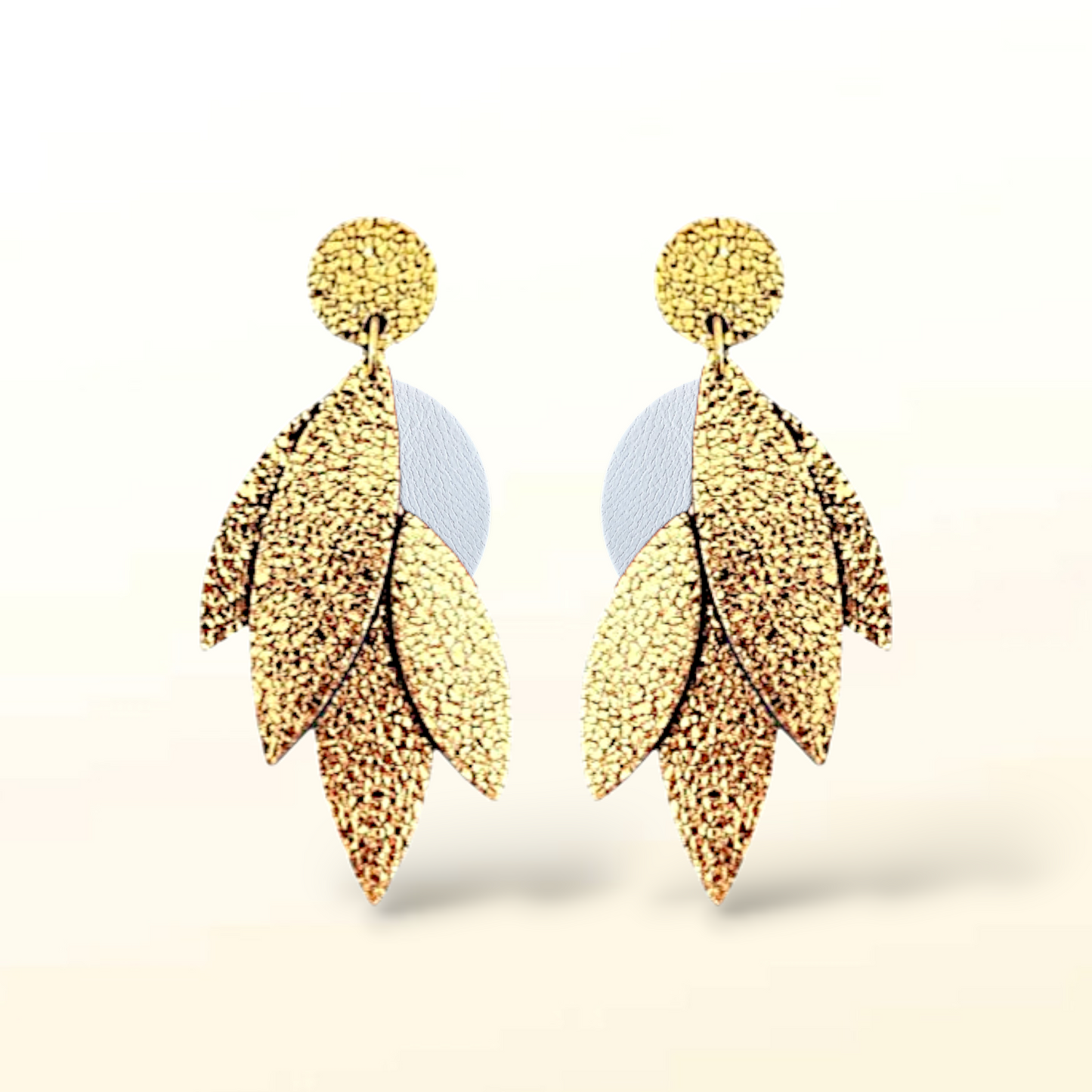 Boucles d'oreilles en cuir Sunny