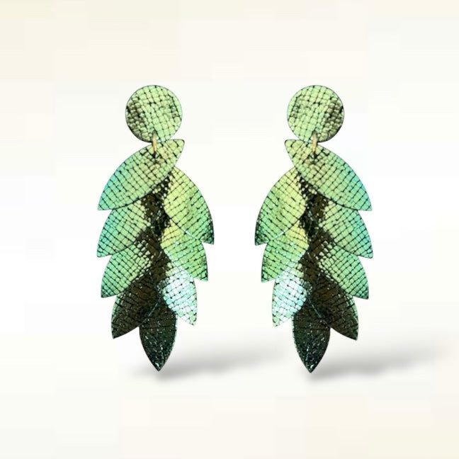 Boucles d’oreilles en cuir Lili-Belle