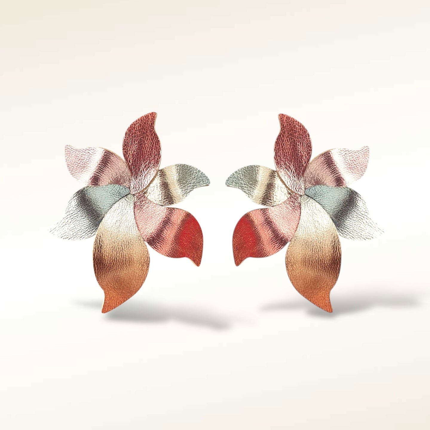 Boucles d'oreilles en cuir Narciso