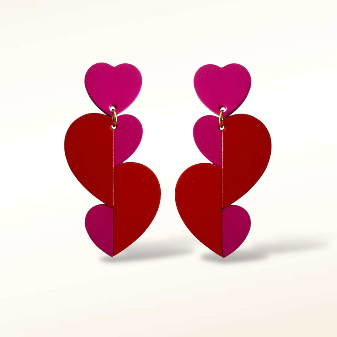 Boucles d'oreilles en cuir Pop Love