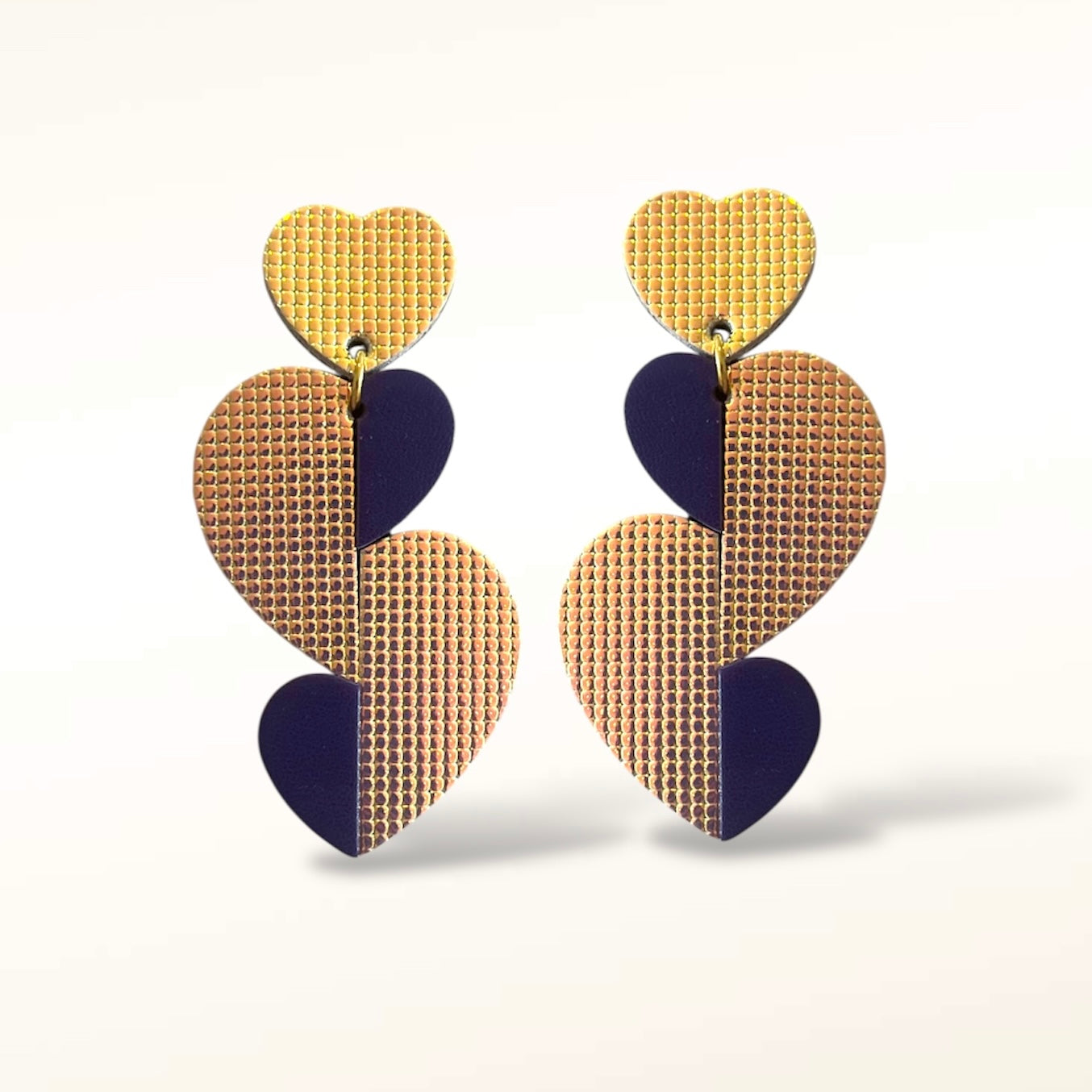 Boucles d'oreilles en cuir Pop Love