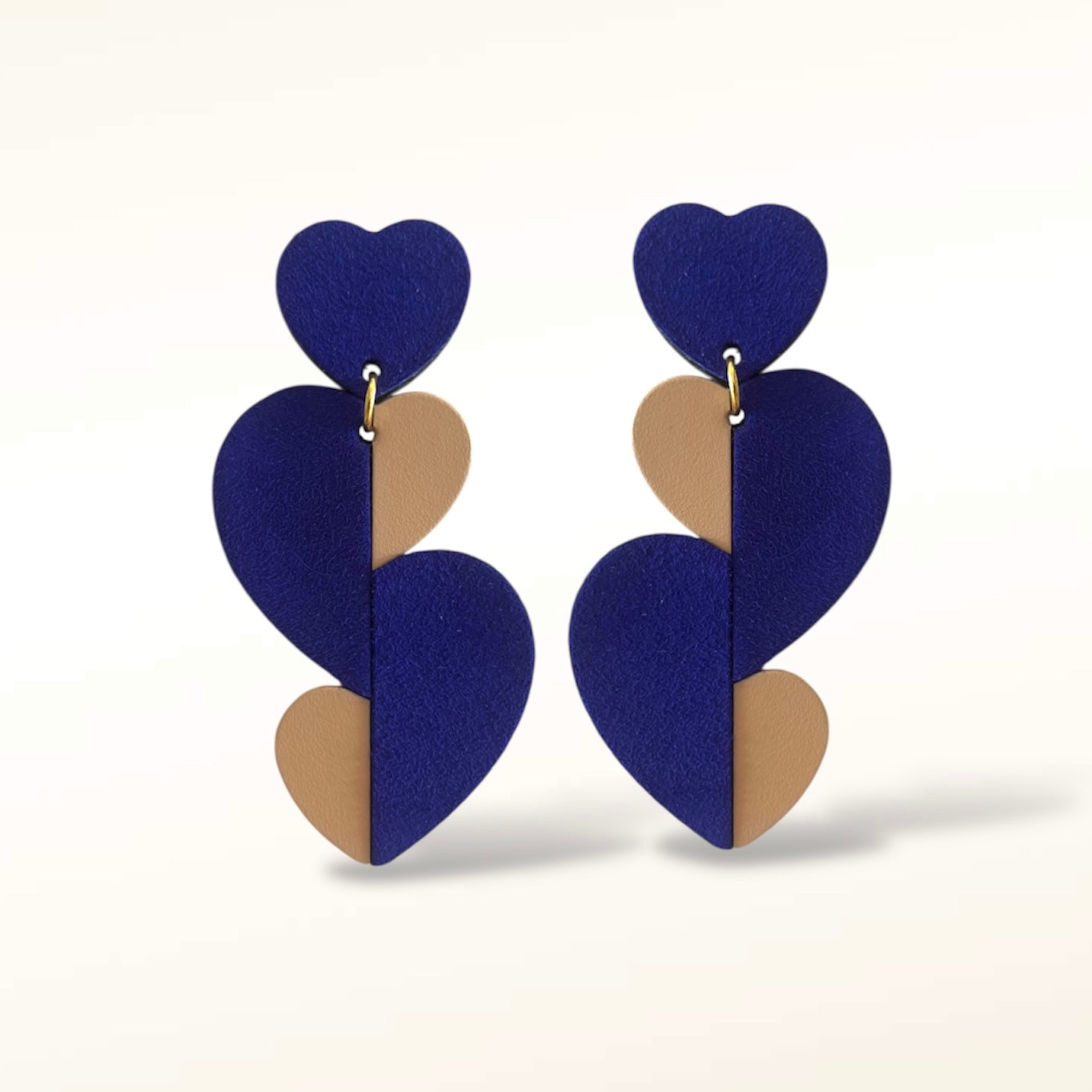 Boucles d'oreilles en cuir Pop Love