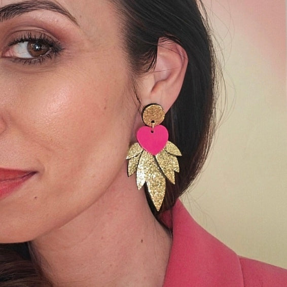 Boucles d'oreilles en cuir Nikita (Attaches)