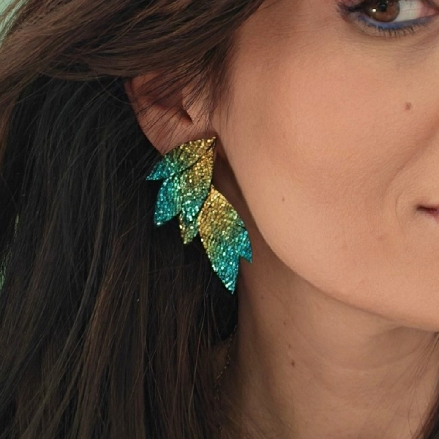 Boucles d'oreilles en cuir Fidji