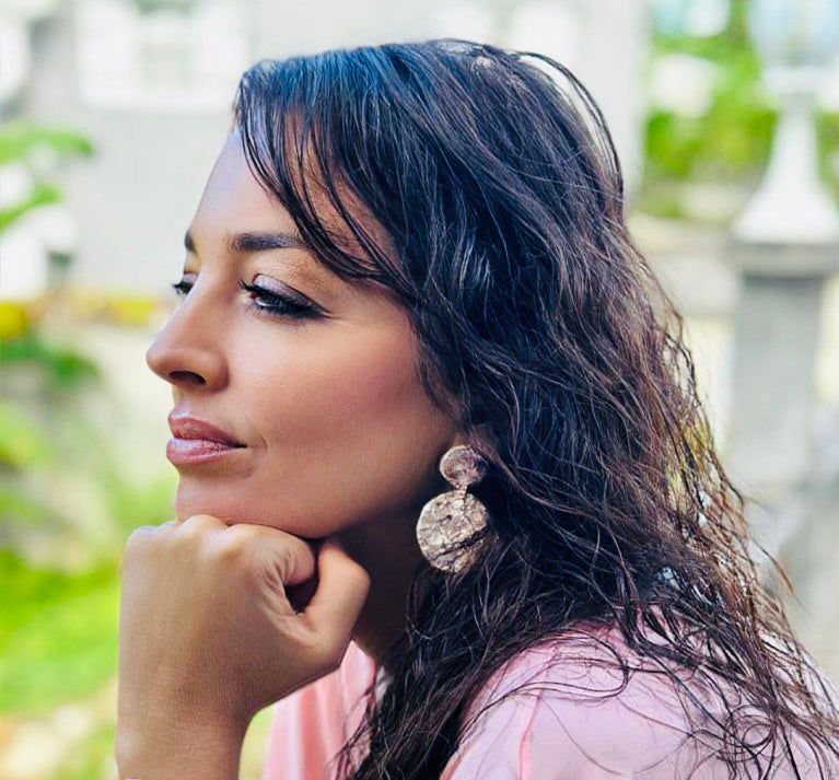 Boucles d'oreilles en cuir Caroline