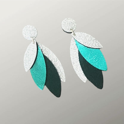 Boucles d'oreilles en cuir Pampa