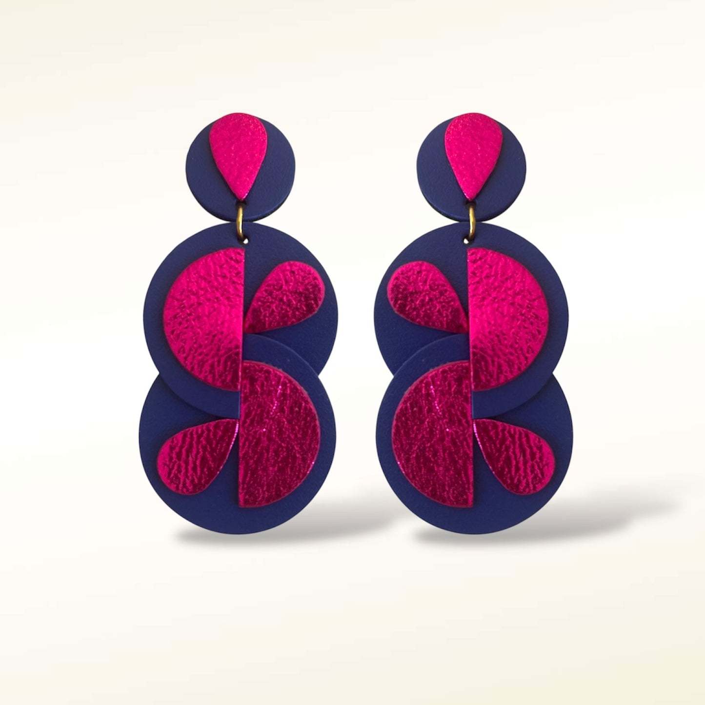 Boucles d'oreilles en cuir Alba