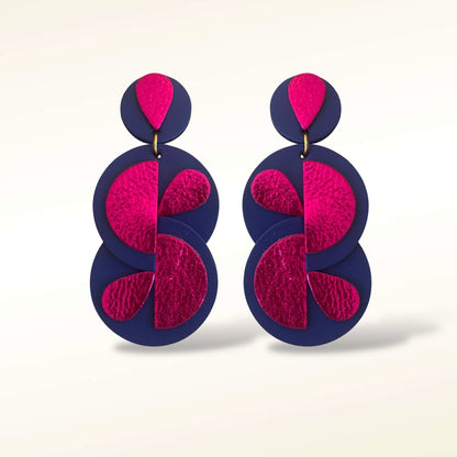 Boucles d'oreilles en cuir Alba