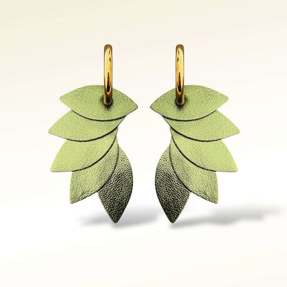 Boucles d'oreilles en cuir Colibri Virgin