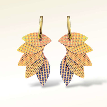 Boucles d'oreilles en cuir Colibri Virgin