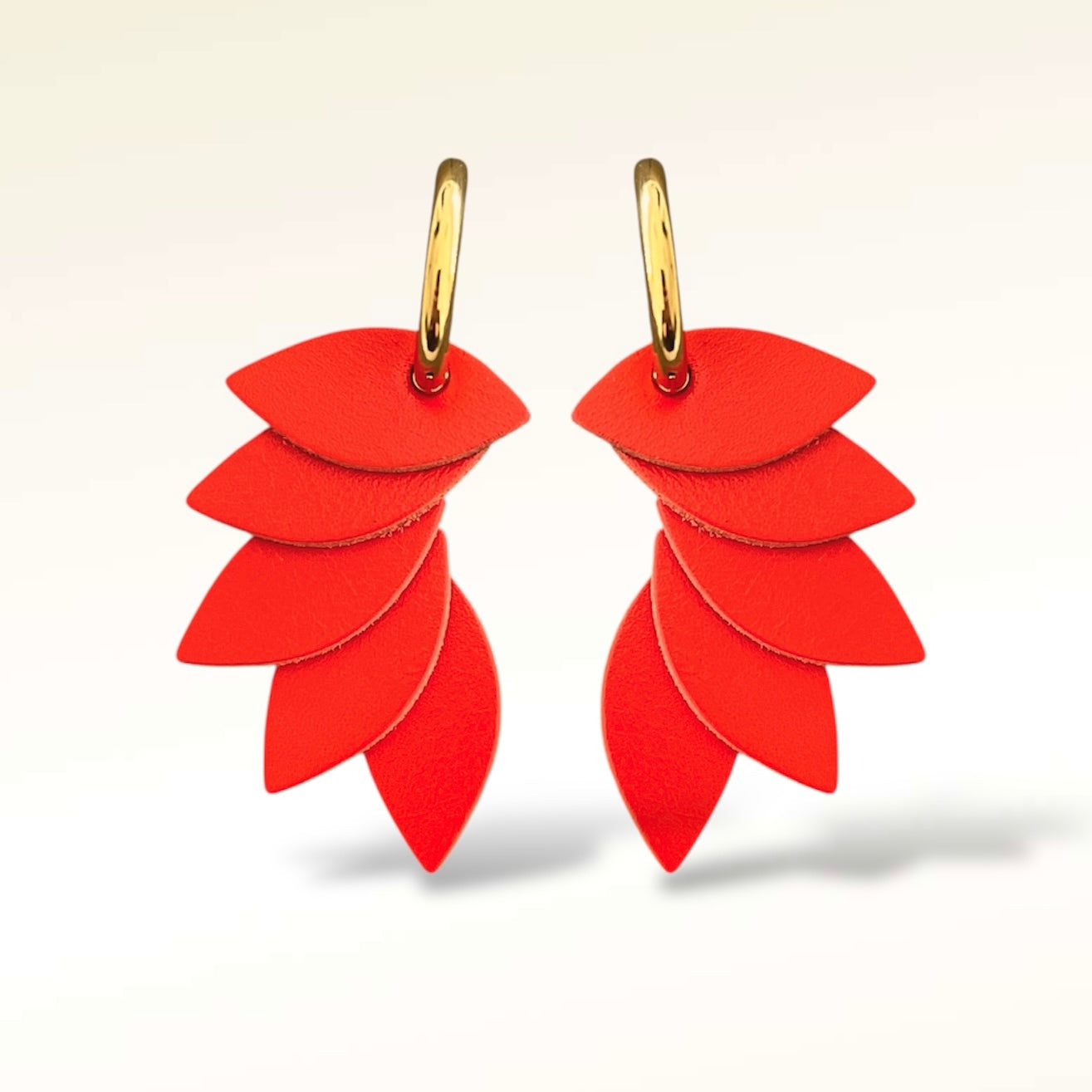 Boucles d'oreilles en cuir Colibri Virgin