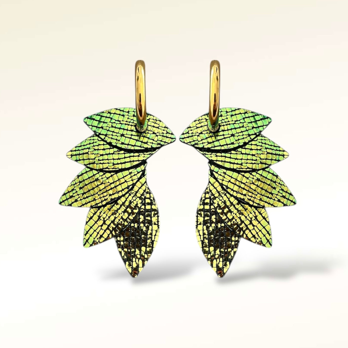 Boucles d'oreilles en cuir Colibri Virgin