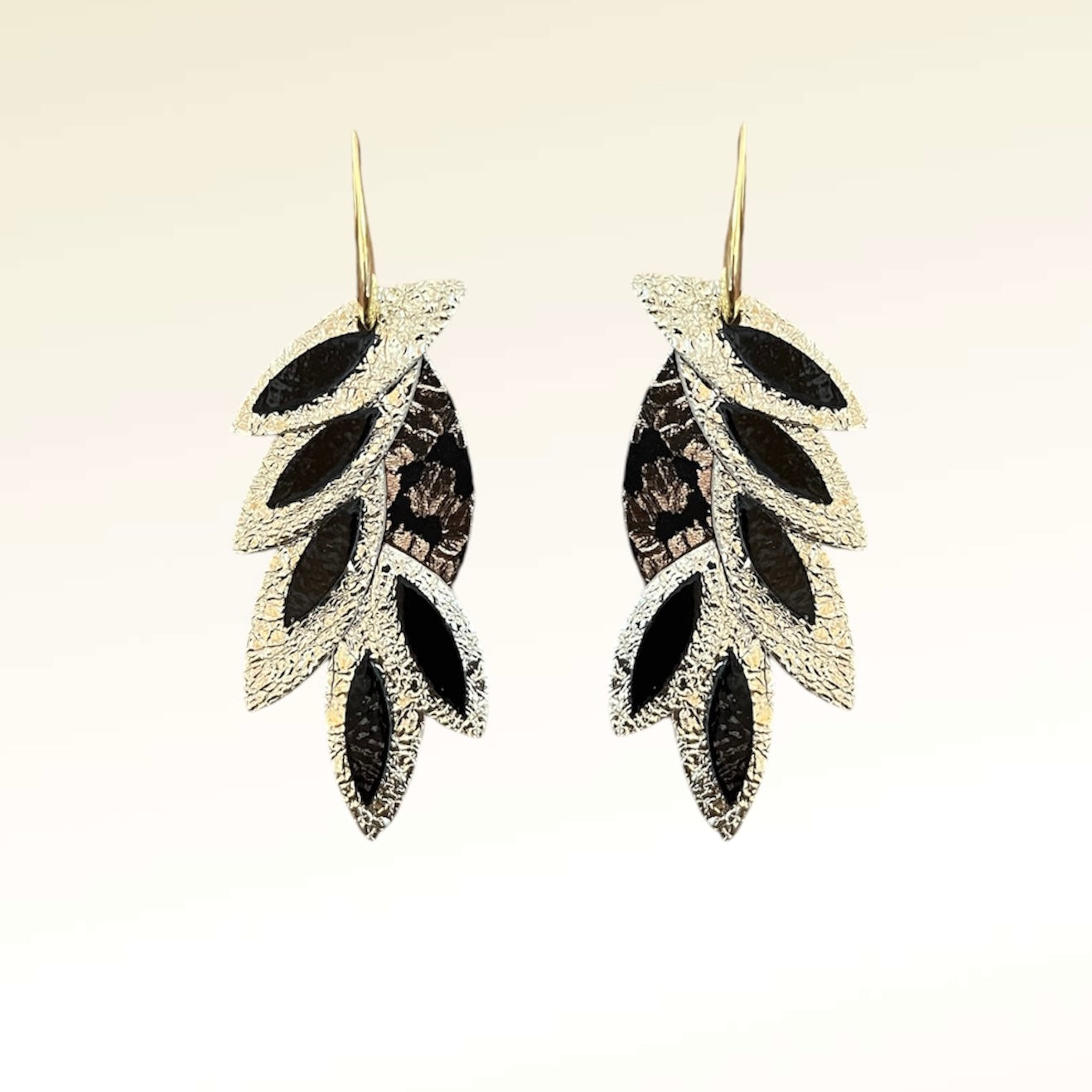 Boucles d'oreilles en cuir Miss Colibri