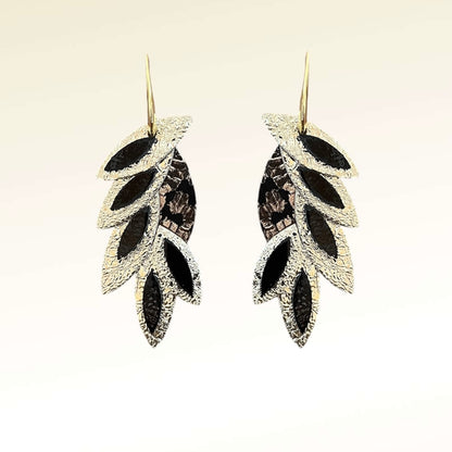 Boucles d'oreilles en cuir Miss Colibri