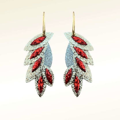 Boucles d'oreilles en cuir Miss Colibri
