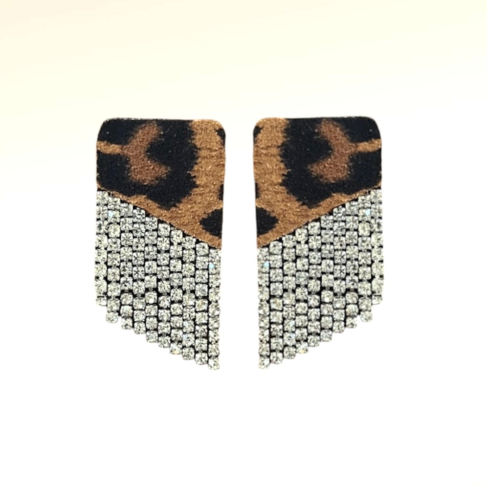 Boucles d'oreilles en cuir Angel