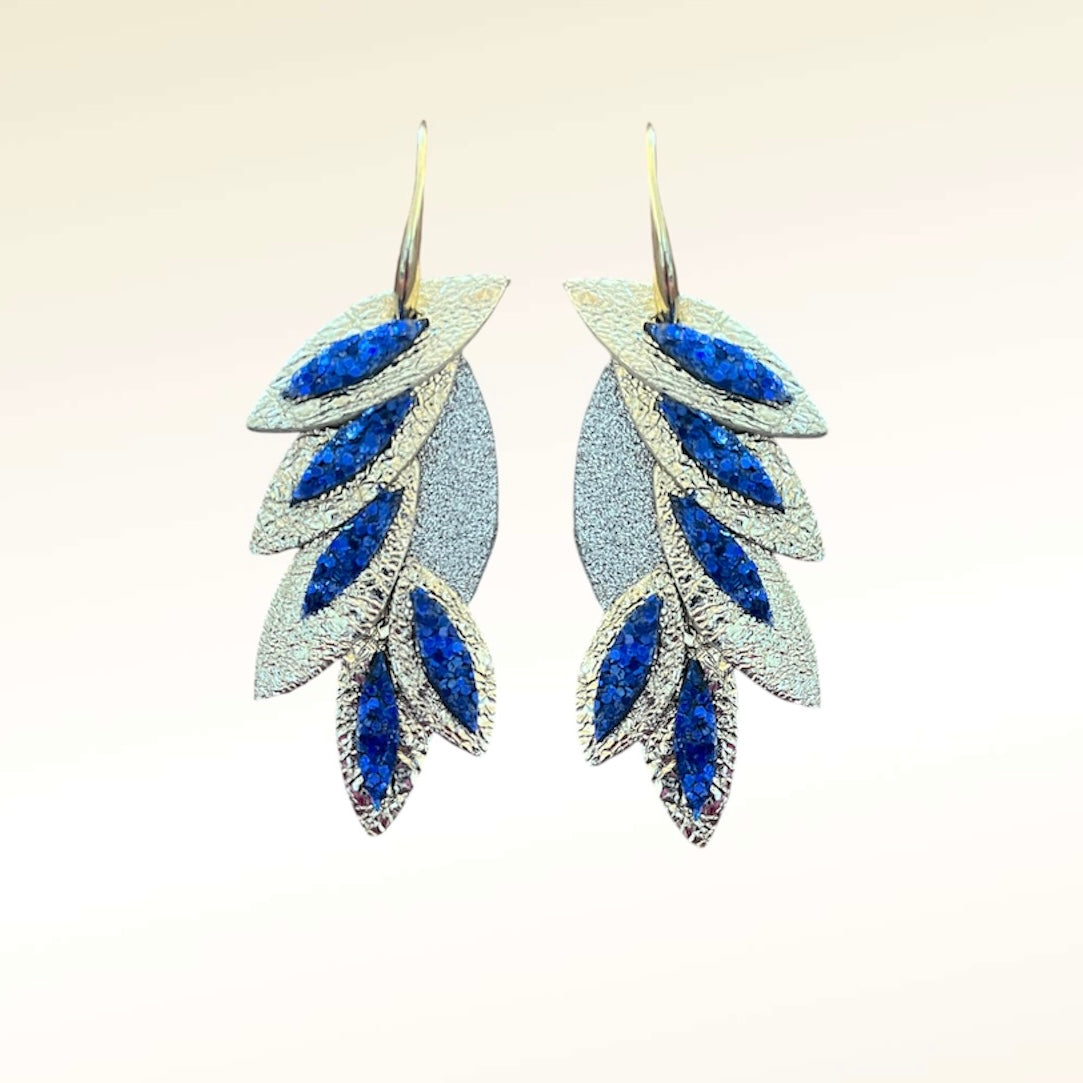 Boucles d'oreilles en cuir Miss Colibri