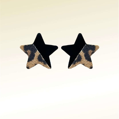 Boucles d’oreilles en cuir Wild Star