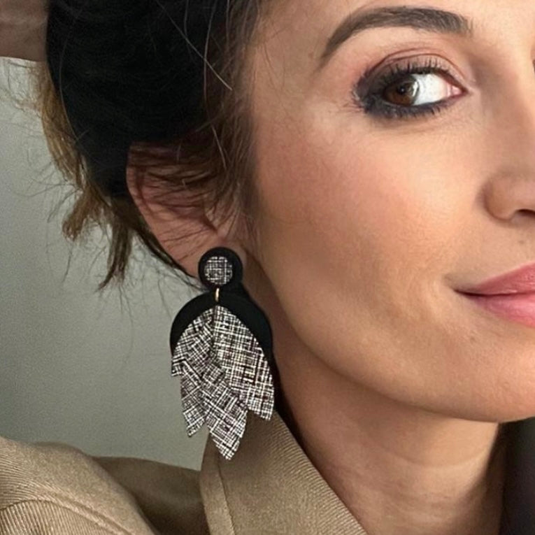 Boucles d’oreilles en cuir Amandine