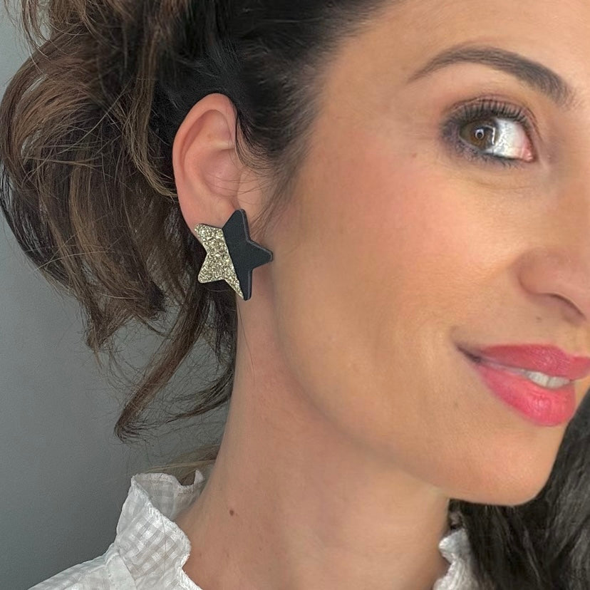 Boucles d’oreilles en cuir Wild Star