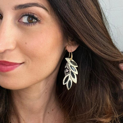Boucles d'oreilles en cuir Miss Colibri