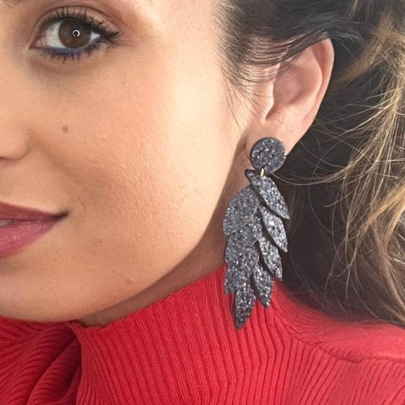 Boucles d’oreilles en cuir Lili-Belle
