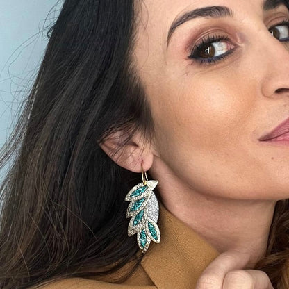 Boucles d'oreilles en cuir Miss Colibri