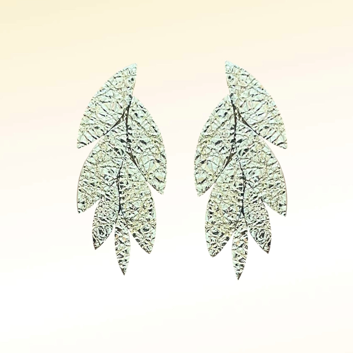 Boucles d'oreilles en cuir Glow
