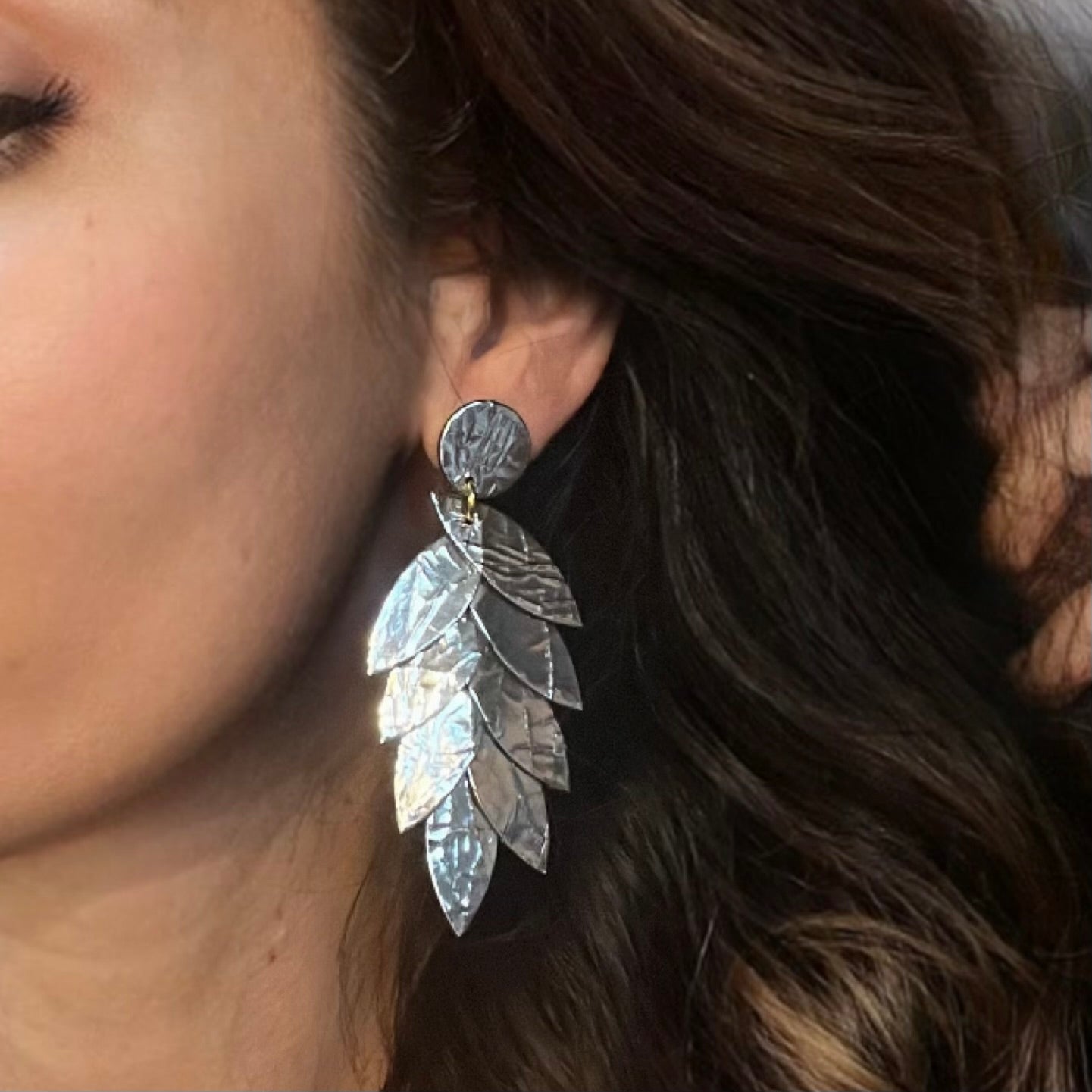 Boucles d’oreilles en cuir Lili-Belle