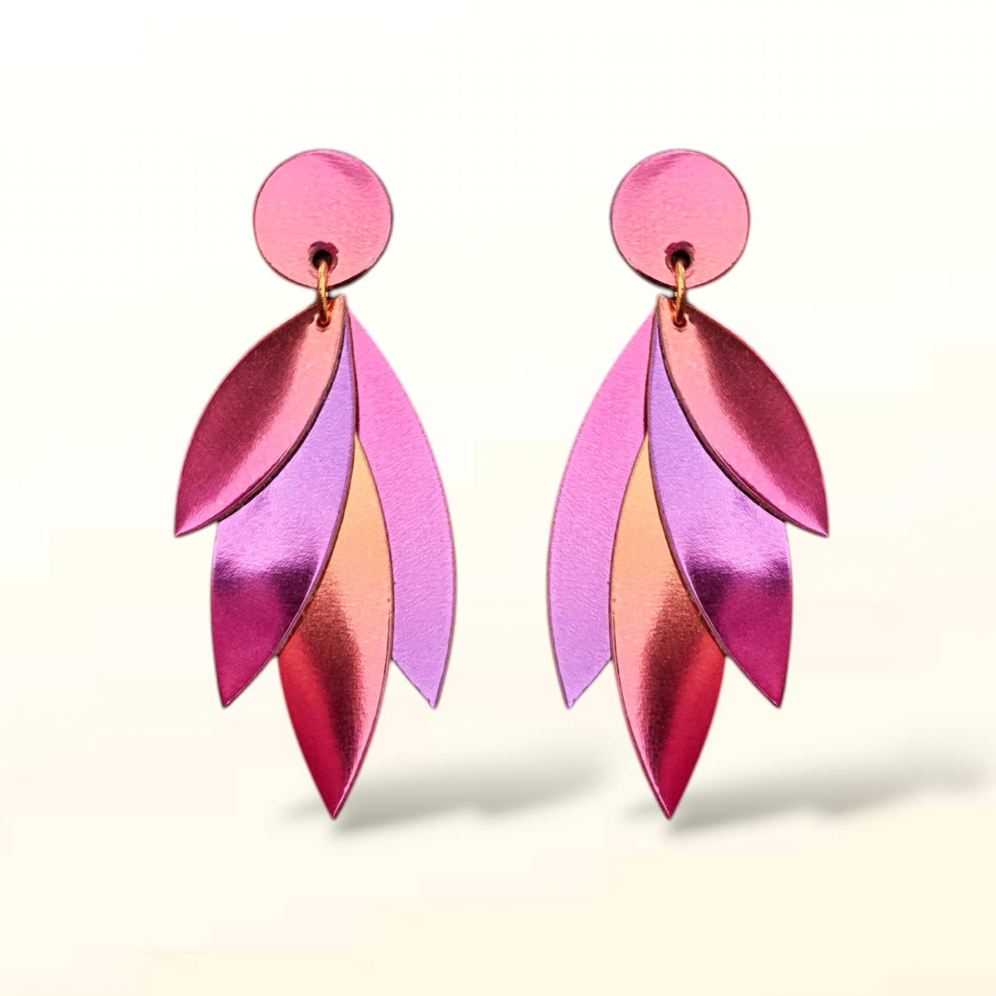 Boucles d'oreilles en cuir Pampa