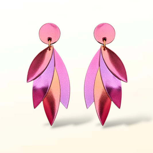 Boucles d'oreilles en cuir Pampa