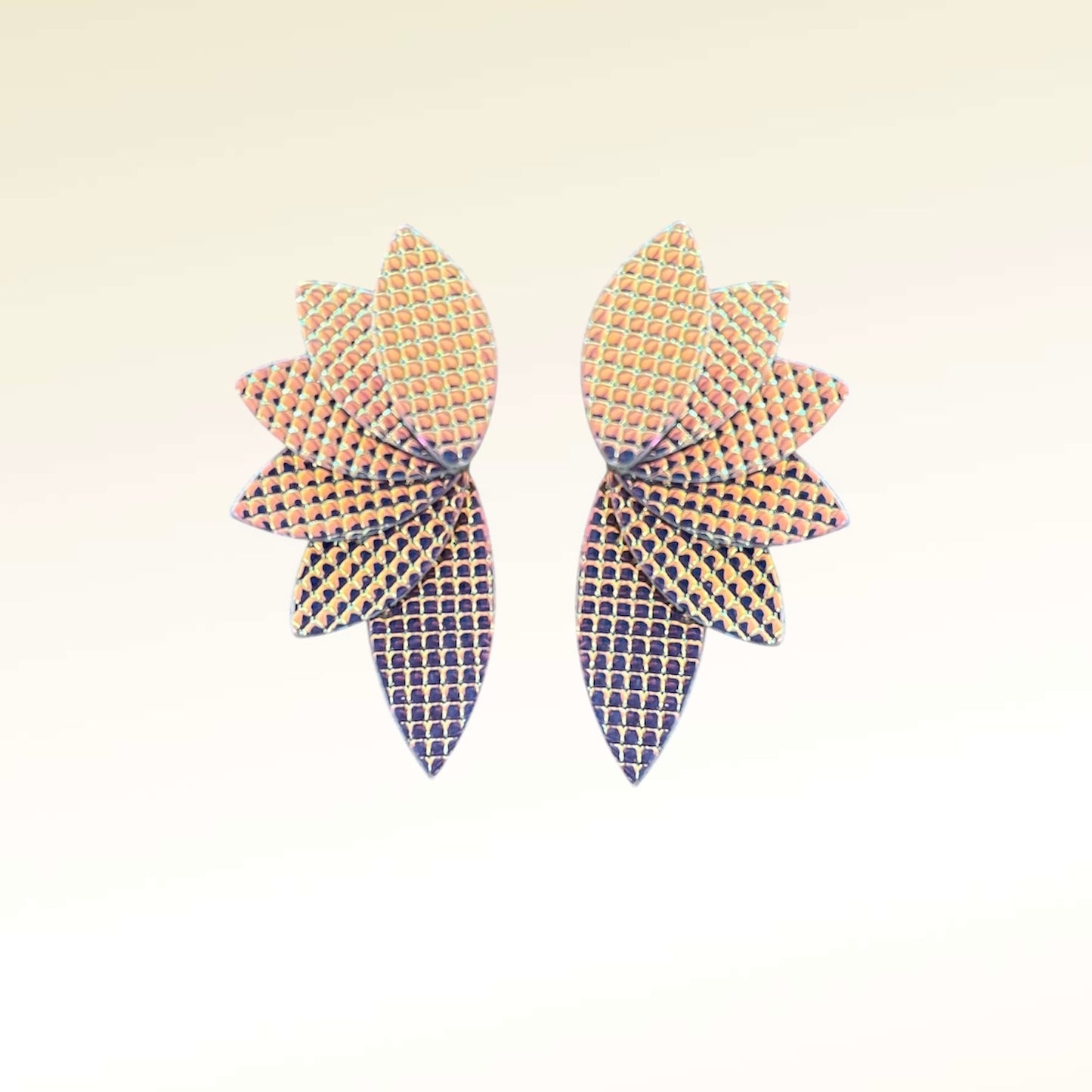 Boucles d'oreilles en cuir Gabrielle