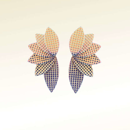 Boucles d'oreilles en cuir Gabrielle