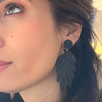 Boucles d’oreilles en cuir Lili-Belle
