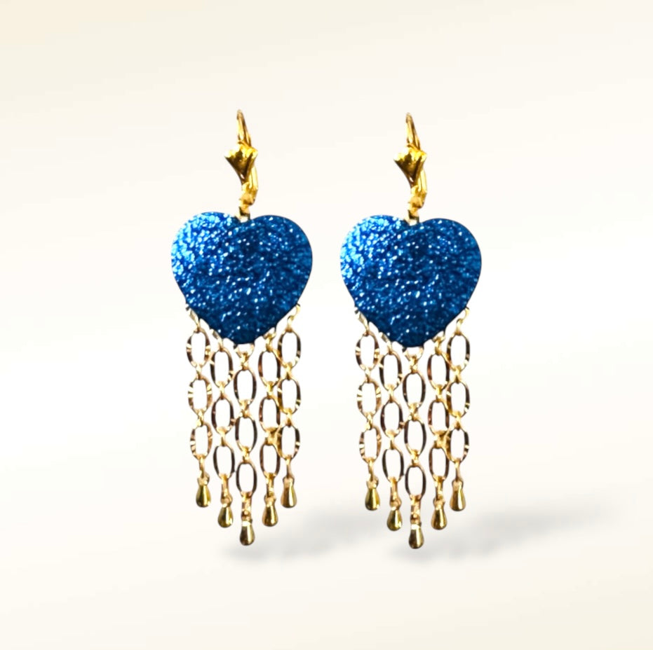 Boucles d'oreilles en cuir Aphrodite