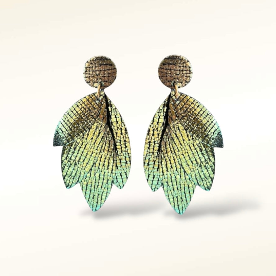 Boucles d'oreilles en cuir Pampa