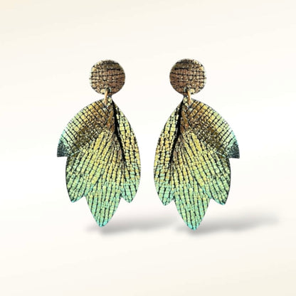 Boucles d'oreilles en cuir Pampa