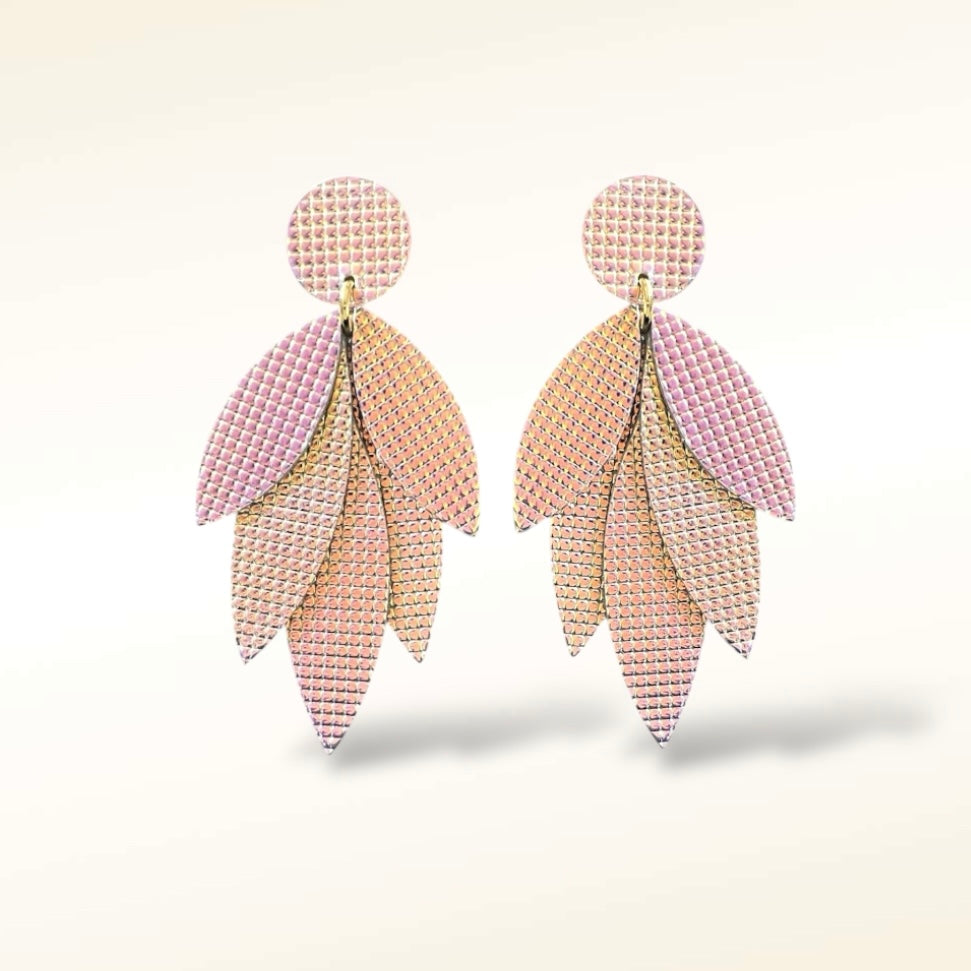 Boucles d'oreilles en cuir Amazon