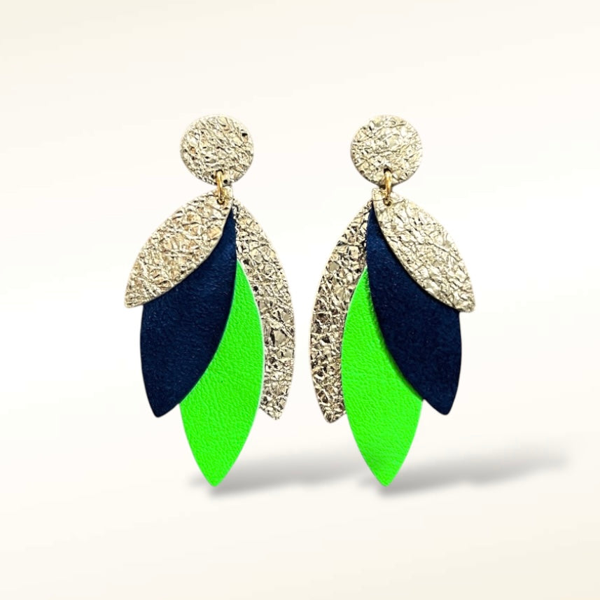 Boucles d'oreilles en cuir Pampa
