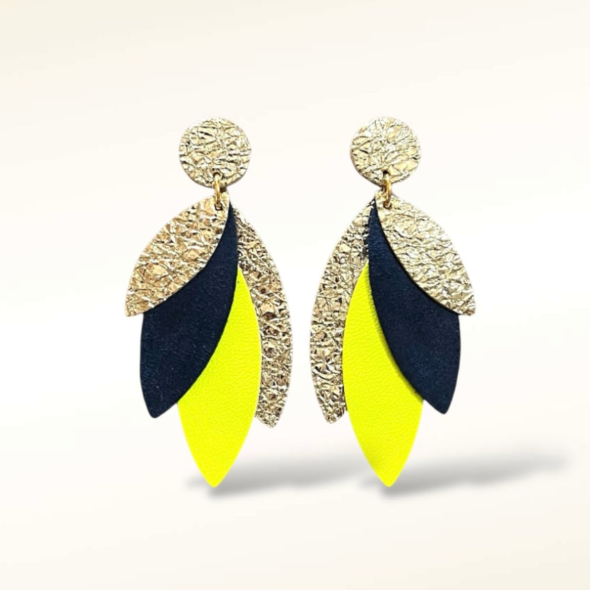 Boucles d'oreilles en cuir Pampa