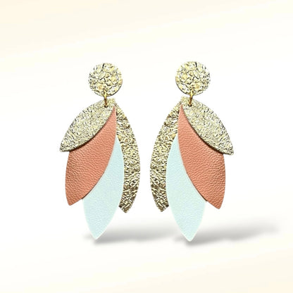 Boucles d'oreilles en cuir Pampa