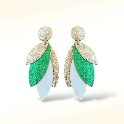 Boucles d'oreilles en cuir Pampa