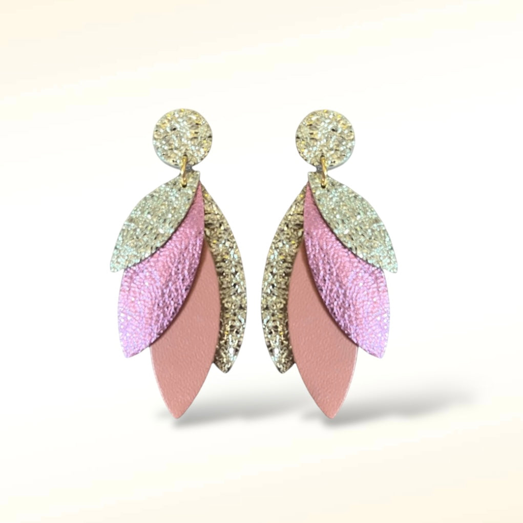 Boucles d'oreilles en cuir Pampa
