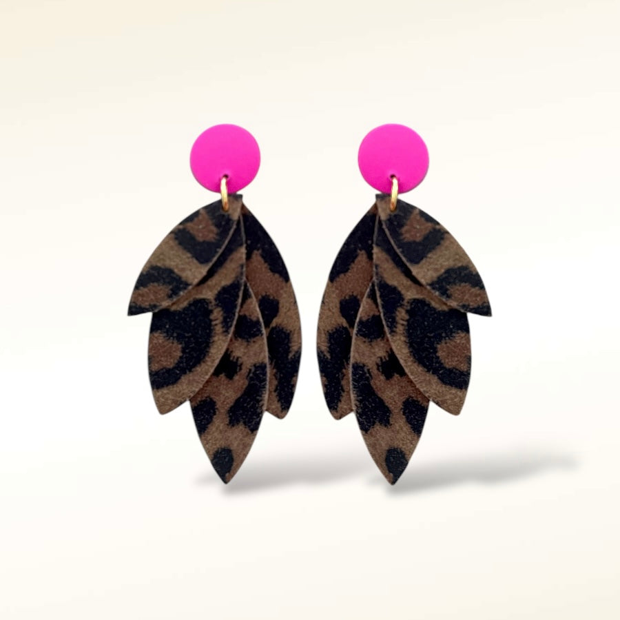 Boucles d'oreilles en cuir Pampa